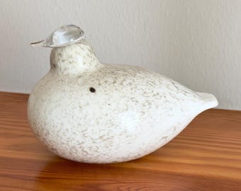 Oiva Toikka Pajusotka Whip Poor Will Birds of Passage Art Glass