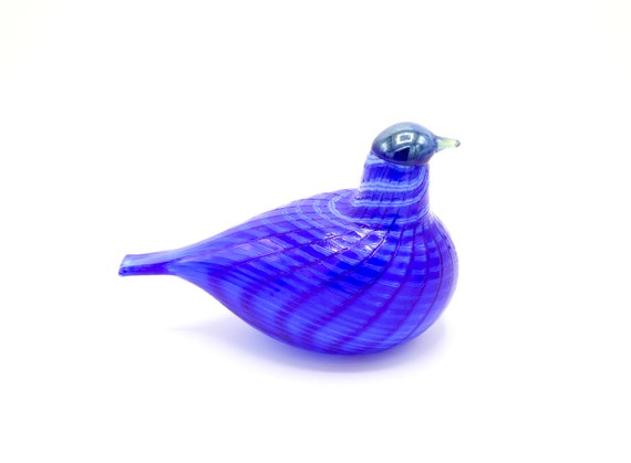 Oiva Toikka Bird Blue Lintu Sininen SSKK Limited Annual Bird