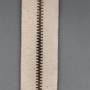 Zipper, not separable, 5 pieces - sale - special price