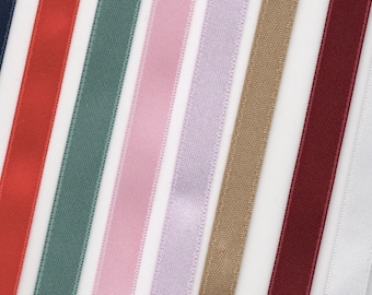 Satin Ribbon 3mm, 6mm, 10mm, 16mm, 25mm, 40mm