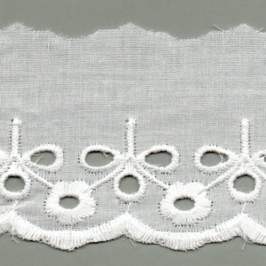 Cotton fixed lace, 49 mm