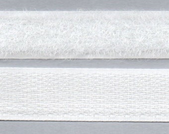 Klett- und Flauschband zum Annähen, 16mm, 20mm, 25mm, 30mm, 38mm, 50mm, 100mm