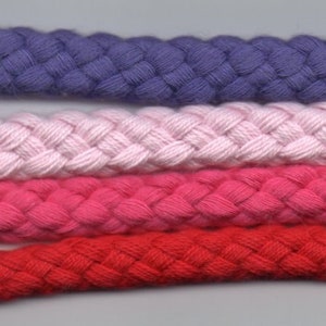 braided cord, 5mm, 10mm