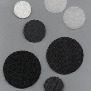 Velcro dots, for sewing or self-adhesive, 10 pieces
