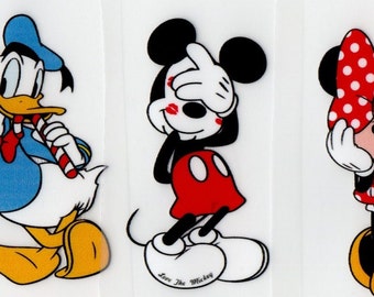 Strijkapplicatie, Disney-figuren