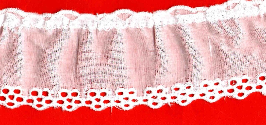 Festoon Ruffle, Cotton, 45 Mm - Etsy