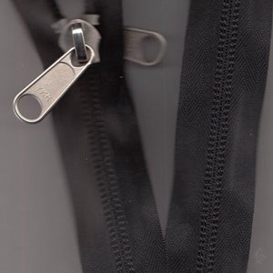 Zipper, divisible, 100 cm