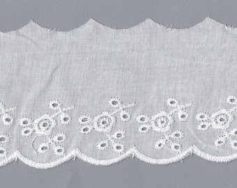 Feston lace, cotton, 65 mm