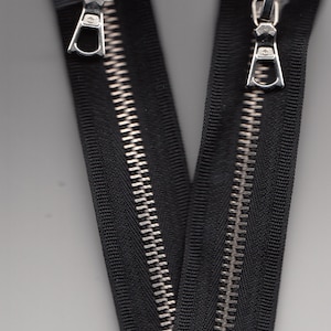 Two-way zipper, 80 cm, 65 cm and 60 cm