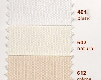 3 m grosgrain ribbon, 10 mm, 17 colors
