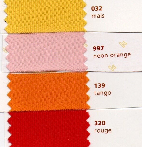5 m grosgrain ribbon, 16 mm, 19 colors