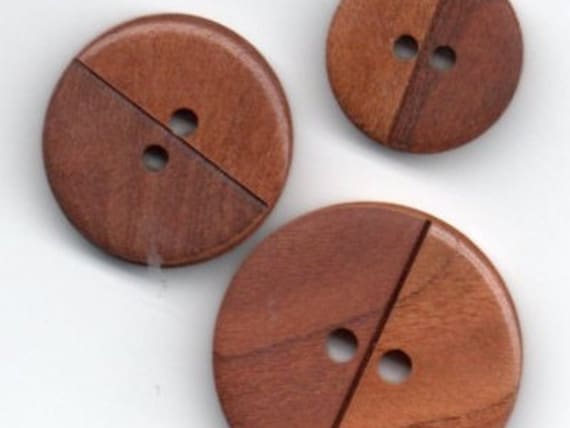 Holzknopf, Naturmaterial