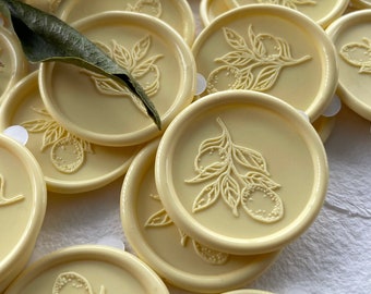 Lemons Self Adhesive wax seals and wax stamp