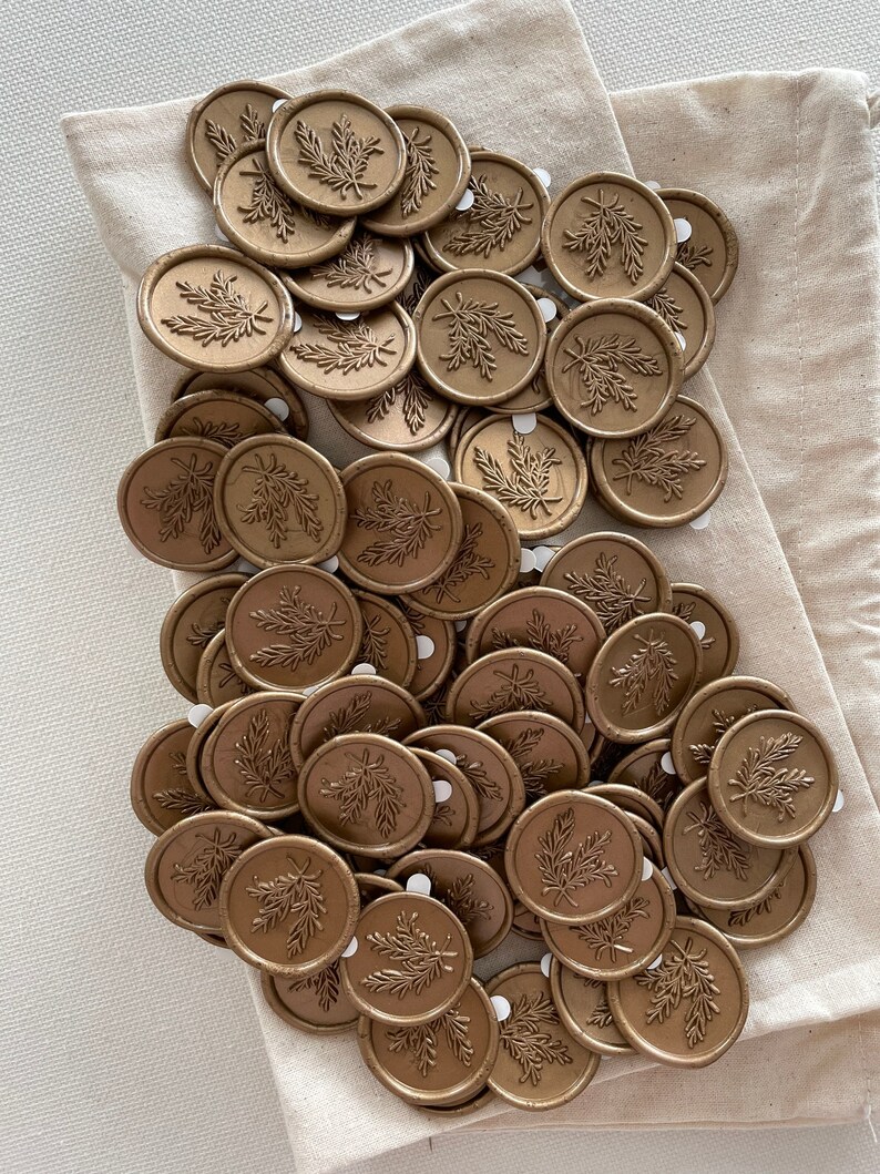 Rosemary Self Adhesive Wax Seal Etsy