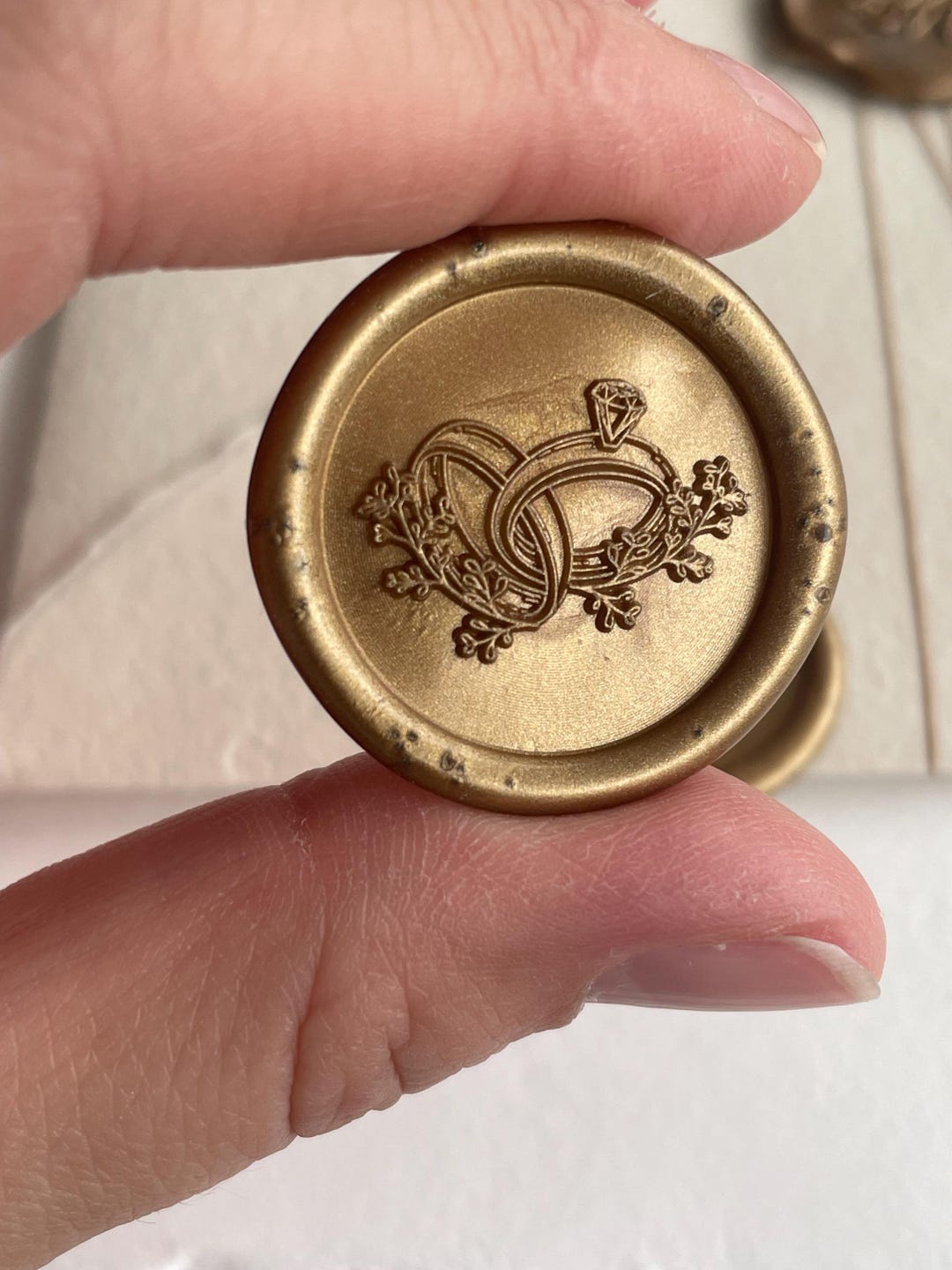 Wedding Rings Self Adhesive Wax Seals/ Engagement Wax Seals/rings Wax ...