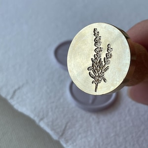 Sello de cera de lavanda