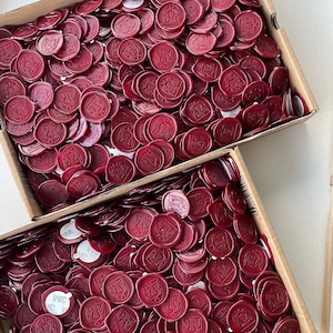Corporate/ branding wax seals/ cachet de cire/ for restaurants, hotels, jewelry stores and much more/ bulk order / wholesale wax seals