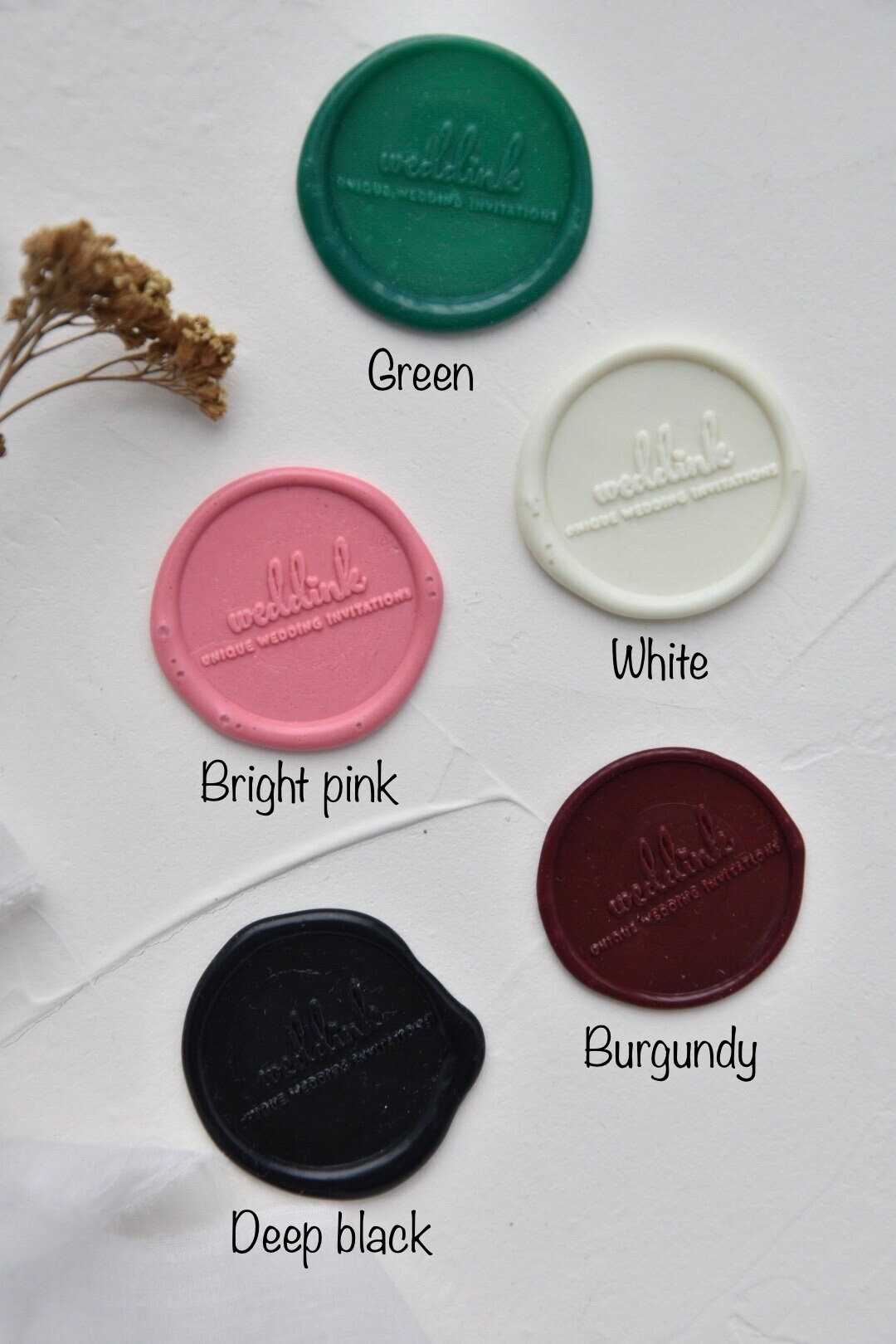 Olive branch Self Adhesive wax seal Etsy