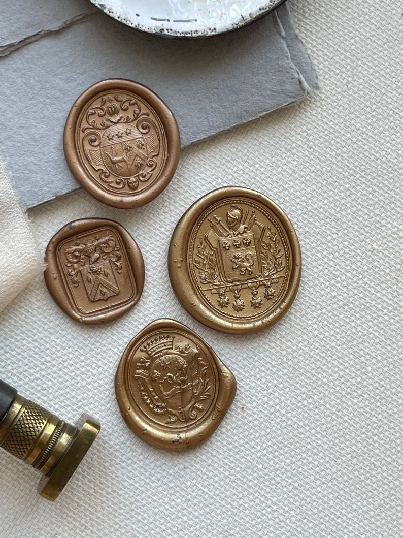 Ancient wax seals/ antique wax seals/ french antique wax seals image 3