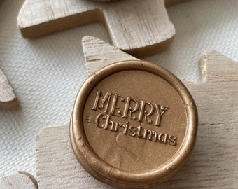 Merry Christmas Wax stamp / Christmas wax stamp