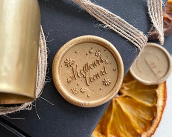 Meilleures vœux wax stamp / Christmas wax stamp