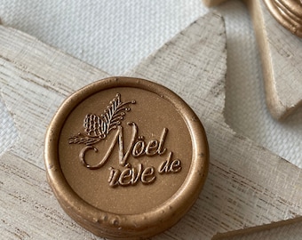 Noël de rêve Wax stamp / Christmas wax stamp