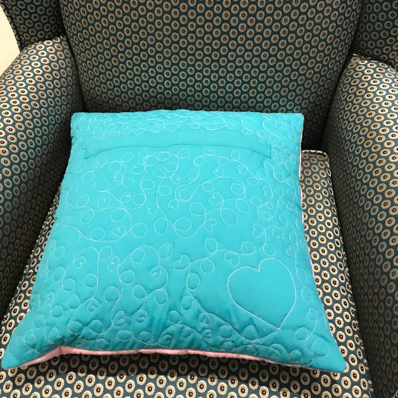 Sofa Pillow Quilted Pillow Decorative Cotton Fabric Pillow Etsy