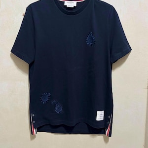 Thom Browne t shirt navy blue size 3