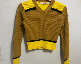 Marni bruingele sweater gebreid S