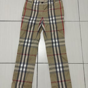 Burberry Nova Check Pants - Etsy