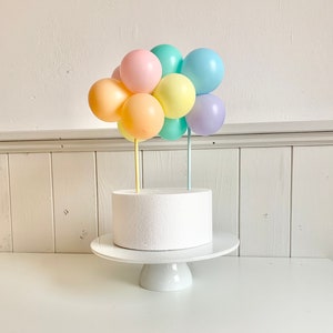 Regenbogen Cake Topper, DIY Ballongirlande Toper, Erster Geburtstag Tortendeko, Regenbogen Party, Einhorn oder Prinzessin Geburtstag