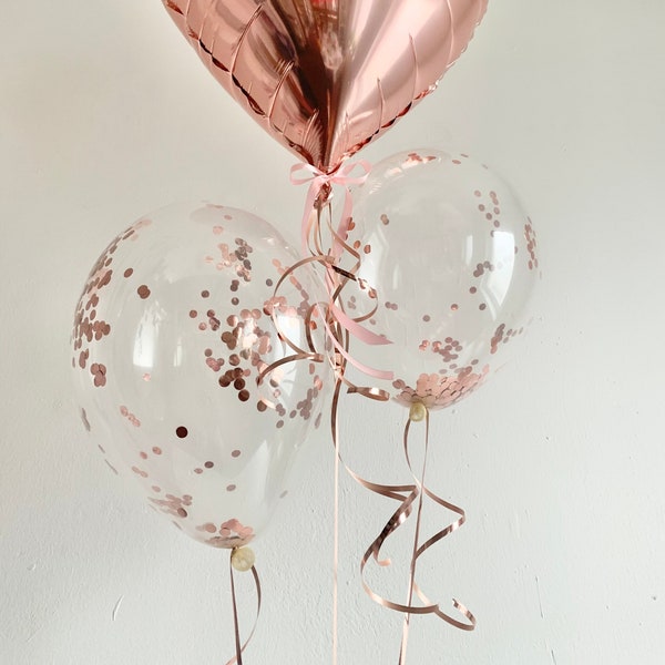 Confetti balloons for helium or air filling, decoration at JGA, engagement, wedding decoration, baby shower, birthday decoration or as a gift