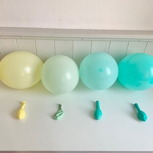 Pastellfarben Party Luftballons, 1 Geburtstag Ballons, Party Deko für Kindergeburtstag, Taufe, Babyshower, Jubiläum, Überraschung, Helium