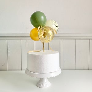 Safari Cake Balloon Cake Topper, Jungle Birthday Cake DIY Topper, Baby Shower Cake Topper, Mini Balloons Set Leopard Theme