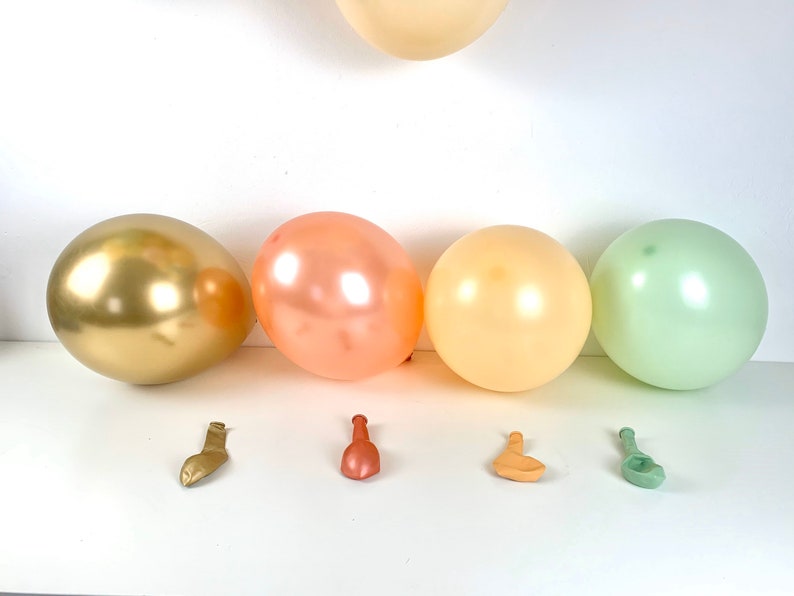 60 Luftballons Grün Gold - Salbei Grün Gold Weiß Set Für Hochzeit & Party