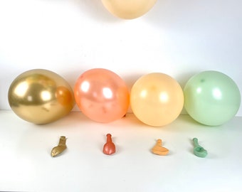 Party Balloons, Gold Rosegold Balloons, Sage Green Balloons