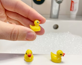 Wichtelstreich Badezimmer, Waschbecken Enten Miniaturen, Wichtelzubehör, Wichteltür Deko, Weihmachtswichtel Baden Sachen