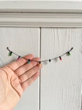 Fairy lights miniature as gnome door accessory, Christmas decoration fun for children&#39;s room, Christmas fairy lights mini, dollhouse fairy lights