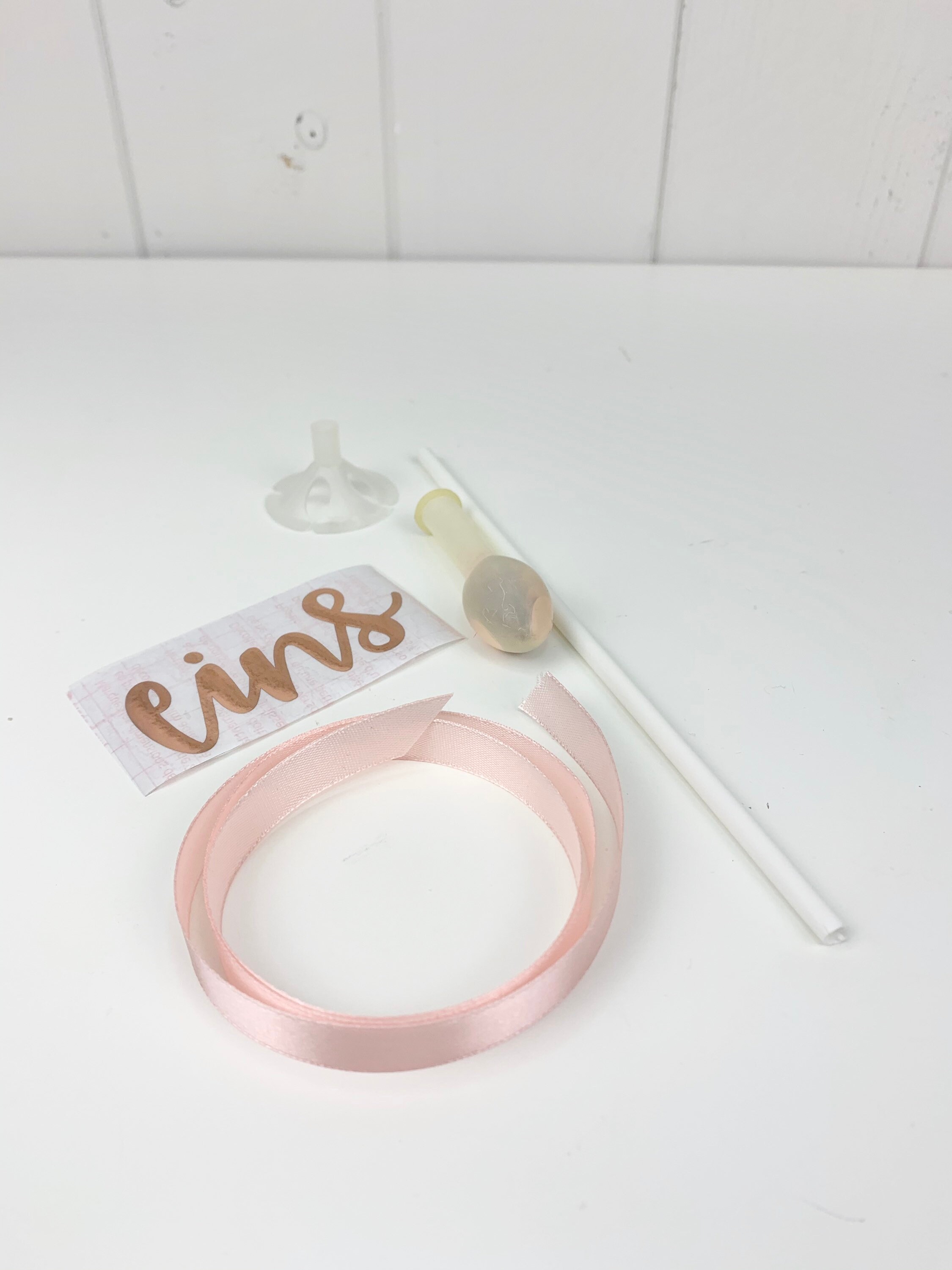 1 Birthday Cake Topper Rose Gold Confetti Balloon Kids - Etsy