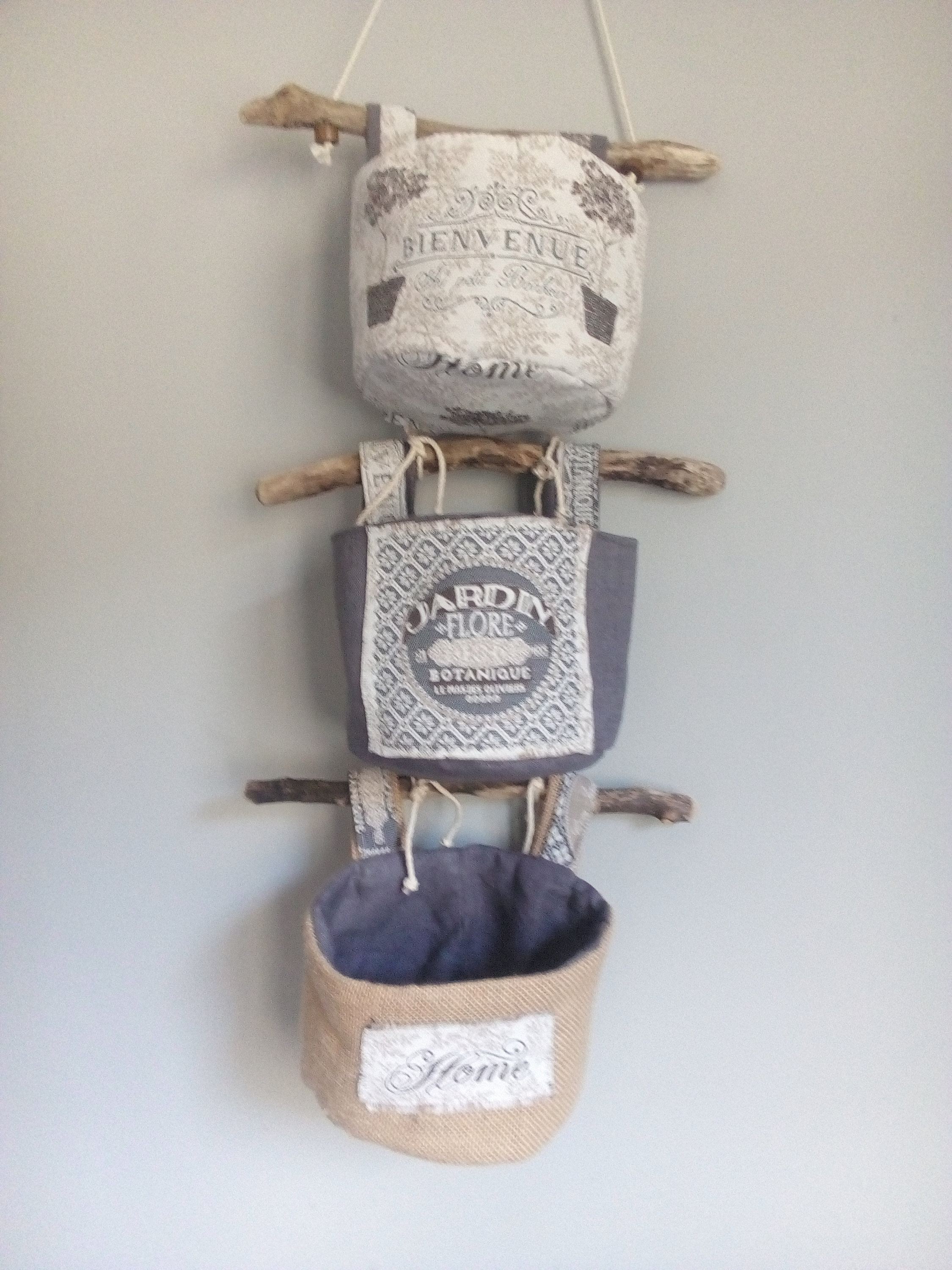 Ensemble 3 Pochons Suspendus