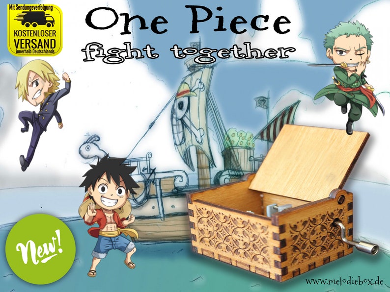 One Piece Fight Together Musicbox New Etsy
