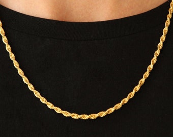 18 K Rope Chain / Sterling Silver 