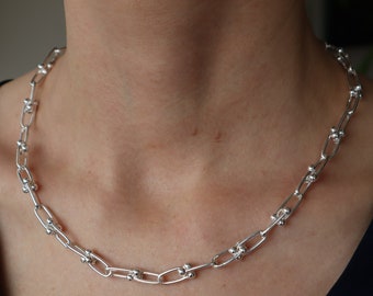 Silver U Link Chain - Etsy