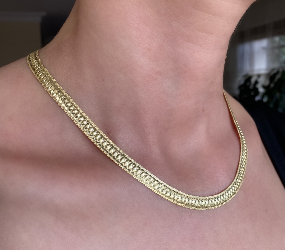 【2plan】23FW★ [MADE] 028 Insert snake thick chain necklace 2plan】23FW☆ [MADE] 028 Insert snake thick chain necklace