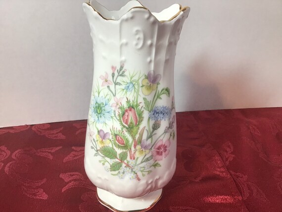 Aynsley Wild Tudor Vase Etsy
