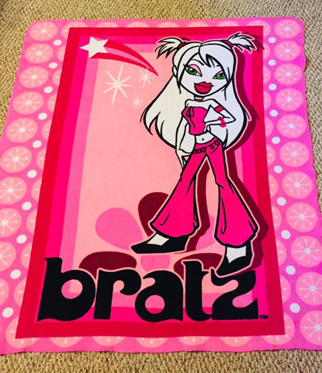 Bratz Doll Throw Blanket in Hot Pink/pinkmillennial Etsy