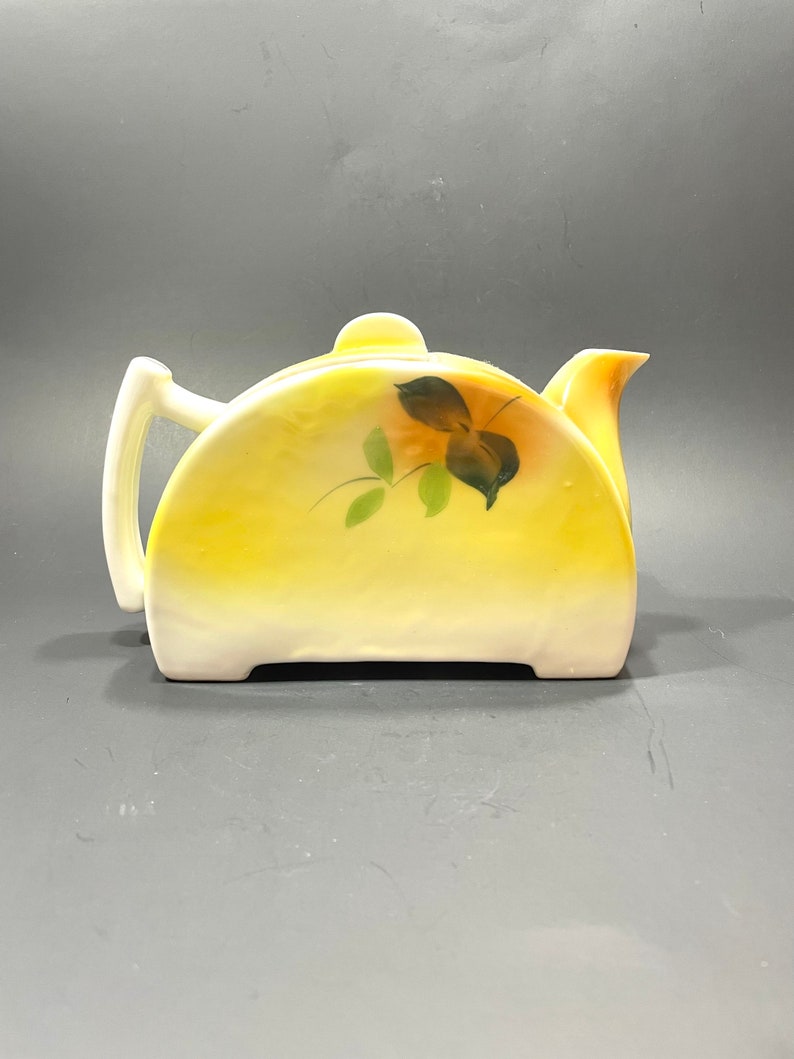 Unique Shape Rose Ceramic Teapot Made in Japan 8 X Etsy