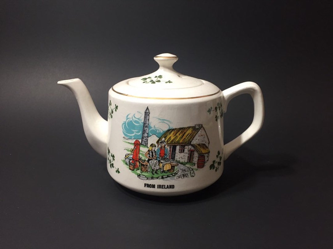 4 Irish Teapot Marked Republic of Ireland by Carrigaline Etsy