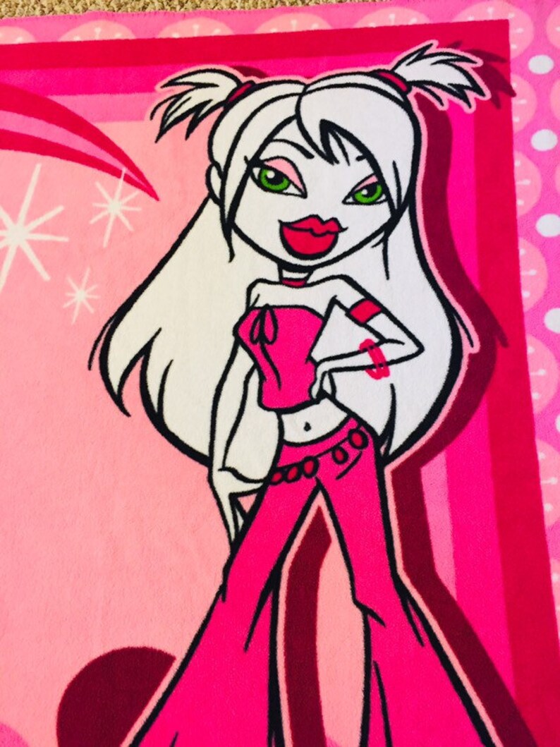 Bratz Doll Throw Blanket in Hot Pink/pinkmillennial Etsy