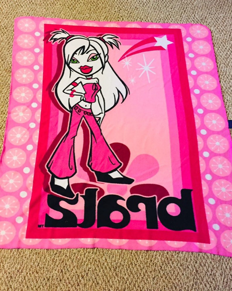 Bratz Doll Throw Blanket in Hot Pink/pinkmillennial Etsy